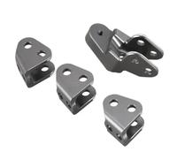 MIGHTY SCAPERS RC Crawler Lower Link Mount Set 1/10 Scale Aluminum Compatible avec RER11337 Gen8 Scout II(Light Grey)