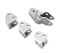 MIGHTY SCAPERS RC Crawler Lower Link Mount Set 1/10 Scale Aluminum Compatible avec RER11337 Gen8 Scout II(Silver)