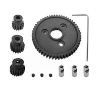 MIGHTY SCAPERS RC Metal Steel 54T 32P Spur Gear avec 15T/17T/19T Pinions Gear Sets Compatible avec 4x4 4WD/2WD/VXL Rally/Stampede Jato