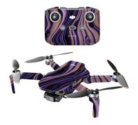Mighty Skins Compatible avec le drone portable DJI Mini 2 - Purple Jewel Housse de protection en vinyle durable et unique Facile appliquer, r