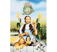 MIGHTYPRINT The Wizard of Oz 85th Anniversary - Friends in a Cornfield - Chaussons et coquelicots rouges rubis - Décoration murale durable 43,2 x 61 cm - Non fabriqué en papier - Collection sous