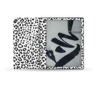 Mightyskins en fibre de carbone compatible avec Amazon Kindle Scribe (2022) Full Wrap - Snow Leopard Print | Finition en fibre de carbone textur