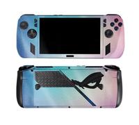 MightySkins Skin brillant à paillettes compatible avec Asus ROG Ally X - Vivid Fog - Film de protection en vinyle 3M de qualité supérieure - Facile à appliquer | Fabriqué aux États-Unis