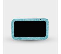 Mightyskins Skin compatible avec Amazon Echo Show 5 (Gen 3) - Baby Blue Jacquard | Couvercle d'enveloppe de d calcomanie en vinyle durable et uni