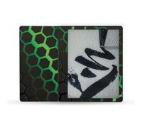 Mightyskins Skin compatible avec Amazon Kindle Scribe (2022) Full Wrap - Green Hex | Couvercle d'enveloppe de d calcomanie en vinyle durable et u