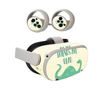 MightySkins Skin Compatible avec Oculus Quest 2 - All My Friends are Dead | Protecteur Durable, et Unique en Vinyle | Facile à appliquer | Fabriqué aux États-Unis