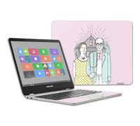 MightySkins Skin compatible avec Samsung Chromebook Plus 12,3"" (2017 American Gothic Pop | Housse de protection en vinyle durable et unique | F