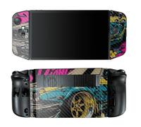 MightySkins Skin de jeu en fibre de carbone compatible avec Lenovo Legion Go - Camber - Film de protection en vinyle 3M de qualité supérieure - Facile à appliquer | Fabriqué aux États-Unis