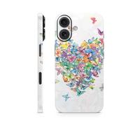 MightySkins Skin de téléphone à paillettes brillantes compatible avec Apple iPhone 16 - Cœur sauvage - Coque de protection en vinyle 3M de qualité supérieure - Facile à appliquer | Fabriqué aux