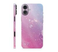 MightySkins Skin de téléphone à paillettes brillantes compatible avec Apple iPhone 16 Plus - Diamant rose - Coque de protection en vinyle 3M de qualité supérieure - Facile à appliquer | Fabriqué aux