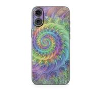 MightySkins Skin de téléphone à paillettes brillantes compatible avec Apple iPhone 16 Plus - Tripping - Coque de protection en vinyle 3M de qualité supérieure - Facile à appliquer | Fabriqué aux