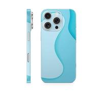 MightySkins Skin de téléphone compatible avec Apple iPhone 16 Pro - Papercraft Cyan - Film de protection en vinyle 3M de qualité supérieure - Facile à appliquer | Fabriqué aux États-Unis