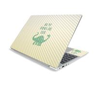 MightySkins Skin en fibre de carbone pour Lenovo IdeaPad S340 15"" (2019) Tous mes amis sont morts | Finition protectrice durable en fibre de ca