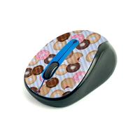 MightySkins Skin en fibre de carbone pour souris sans fil Logitech M325 Protection Donut Binge Finition durable en fibre de carbone texture fa