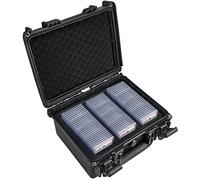 Migitec Waterproof Graded Card Storage Box Fits 102 Slabs, the Sports Card Slab Case Compatible with PSA, CSG, BGS, SGC, Magnetic Card holder and Top Loaders