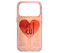 Mignon Allah Calligraphie Arabe cœur Islam Signe Musulman Coque pour iPhone 17 Pro