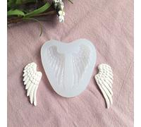 Mignon Ange Ailes Silicone Pendentif Moule Faisant Des Bijoux Résine Coulée Bricolage Artisanat Argile Résine Sucre Bonbons Moule Décoration De La Maison