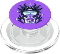 Mignon Animal Marin Bubble Tea Lover Violet PopSockets PopGrip pour MagSafe