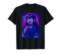 Mignon Anime Girl Retro Boba Tea Kawaii Japonais Femmes Enfants T-Shirt