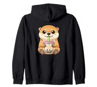Mignon Anime Loutre Boba Kawaii Bubble Tea Lover Sweat à Capuche