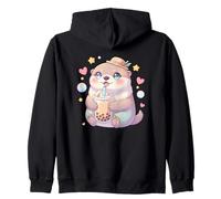 Mignon Anime Loutre Boba Kawaii Bubble Tea Lover Sweat à Capuche