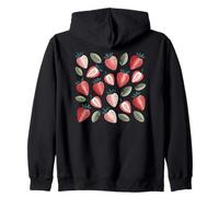 Mignon aquarelle fraises amateurs de fruits Berry Cottagecore Sweat à Capuche