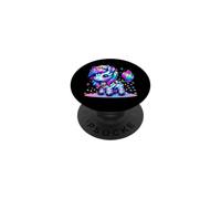 Mignon Arc-en-Ciel zèbre coloré lumières de Vacances Kawaii PopSockets PopGrip Adhésif