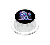 Mignon Arc-en-Ciel zèbre coloré lumières de Vacances Kawaii PopSockets PopGrip pour MagSafe