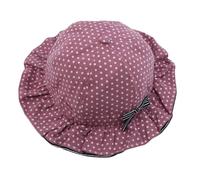 Mignon Arc Pêcheur Chapeau Bébé Mignon Seau Chapeaux Petit Point Bébé Bassin Casquette Enfants Bourgeon Ruban Plissé Pot Casquette Lava1
