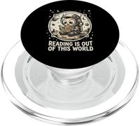 Mignon Astronaute lisant est Hors de ce Monde Enfant Rat de bibliothèque PopSockets PopGrip pour MagSafe