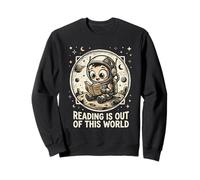 Mignon Astronaute lisant est Hors de ce Monde Enfant Rat de bibliothèque Sweatshirt