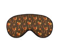Mignon autruche oiseau sommeil masque pour les yeux doux sommeil couverture bandeau masque de sommeil couverture pour sommeil voyage