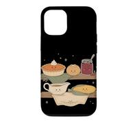 Mignon Autumn Pie Baking Doodle Personnages Humeur Coque pour iPhone 12/12 Pro