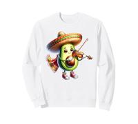 Mignon Avocat Mariachi Violon ombrero Fiesta Sweatshirt
