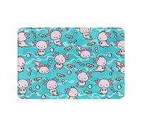 Mignon Axolotl Bubble Sol intérieur et extérieur Sol d'entrée Sol Domestique Bienvenue antidérapants pour Les Zones avec Un Grand trafic intérieur et extérieur