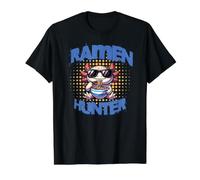Mignon Axolotl Mangeant des Ramen Dessin animé Ramen Hunter Noodle Lover T-Shirt Graphique avec Valeur