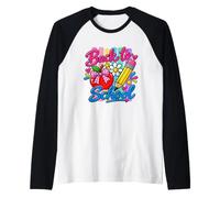 Mignon Back to School Apple Sac à Dos Livres Crayons Fournitures Manche Raglan