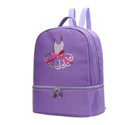 Mignon Ballet Danse Sac à Dos Robe Danse avec haîne Filles Sacs à Dos Hommes Militaire, lilas, Taille unique pour tous, Sac à dos daypack