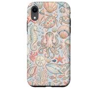 Mignon Beachy Sea Life Pastel Aquarelle Animaux Océan Coque pour iPhone XR