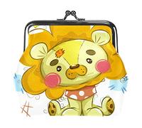Mignon bébé Peluche Lion C'est Un garçon Femmes en Cuir PU Porte-Monnaie Filles Mini Boucle Porte-Monnaie Pochette