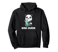 Mignon Boba Bubble Tea Panda Boba Queen Kawaii Panda Sweat à Capuche