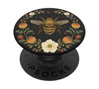 Mignon Boho Abeille Floral Jardin Botanique Folk Art Esthétique PopSockets PopGrip Adhésif