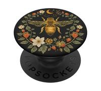 Mignon Boho Abeille Floral Jardin Botanique Folk Art Esthétique PopSockets PopGrip Adhésif