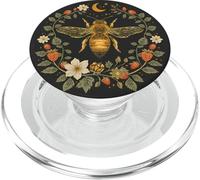 Mignon Boho Abeille Floral Jardin Botanique Folk Art Esthétique PopSockets PopGrip pour MagSafe