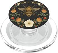 Mignon Boho Abeille Floral Jardin Botanique Folk Art Esthétique PopSockets PopGrip pour MagSafe