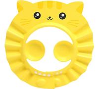 Mignon Bonnet de Douche Bébé Doux et Souple Chapeau Douche Protéger L'Oreille Et Yeux des Enfant Casquette De Bain de Visière Réglable Chapeau de Protection de Douche pour Enfant Filles et Garçons