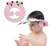 Mignon Bonnet de Douche Bébé Doux et Souple Chapeau Douche Protéger L'Oreille Et Yeux des Enfant Casquette De Bain de Visière Réglable Chapeau de Protection de Douche pour Enfant Filles et Garçons