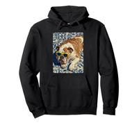 Mignon Bouledogue Britannique méditerranéen Art Estival Sweat à Capuche