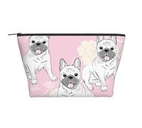 Mignon Bouledogue français, Trousse de Toilette Trousse de Maquillage Sac à cosmétiques Trousse de Toilette de Voyage Portable
