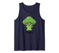 Mignon Brocoli Dessin animé Rawr Sourire Légumes Débardeur